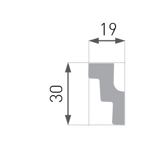 Plintă decorativă E-17