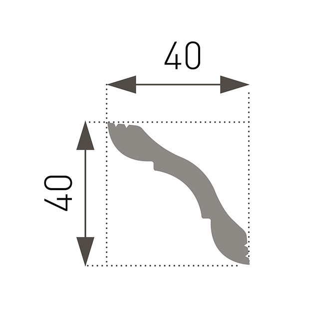 Plintă decorativă E-41
