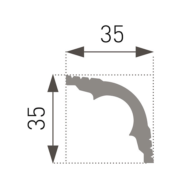 Plintă decorativă E-42