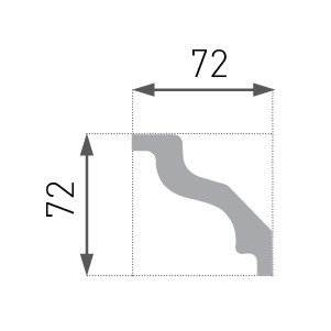 Plintă decorativă E-8