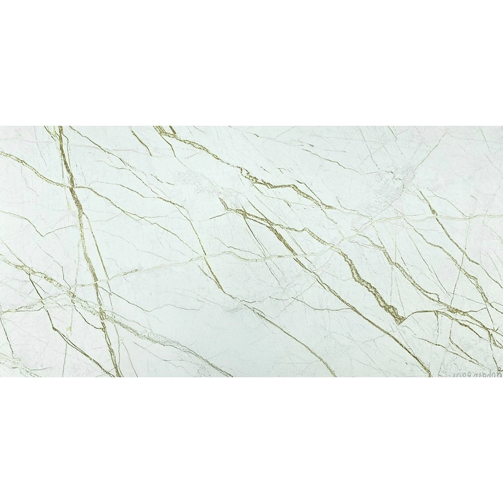 Plăci de porțelan "Dorato" alb mat 60x120cm