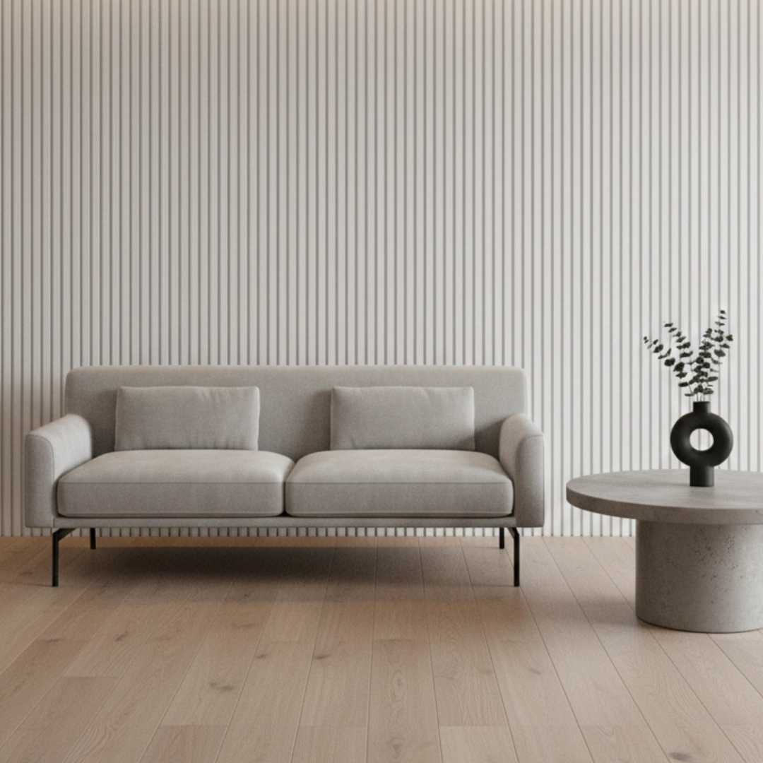 Panou MDF acustic 60x275cm alb