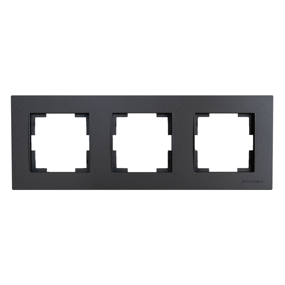 Cadru orizontal triplu Antracit Rita Mutlusan