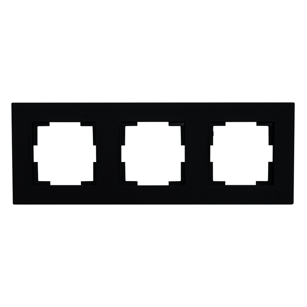 Cadru orizontal triplu negru Rita Mutlusan