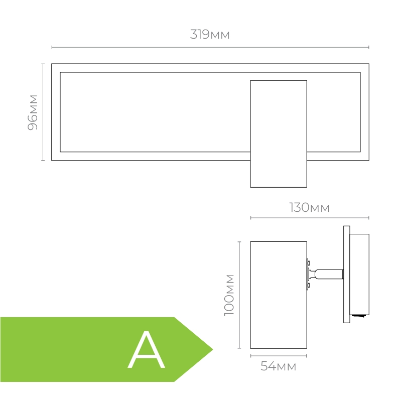 Aplică albă AP-06-B