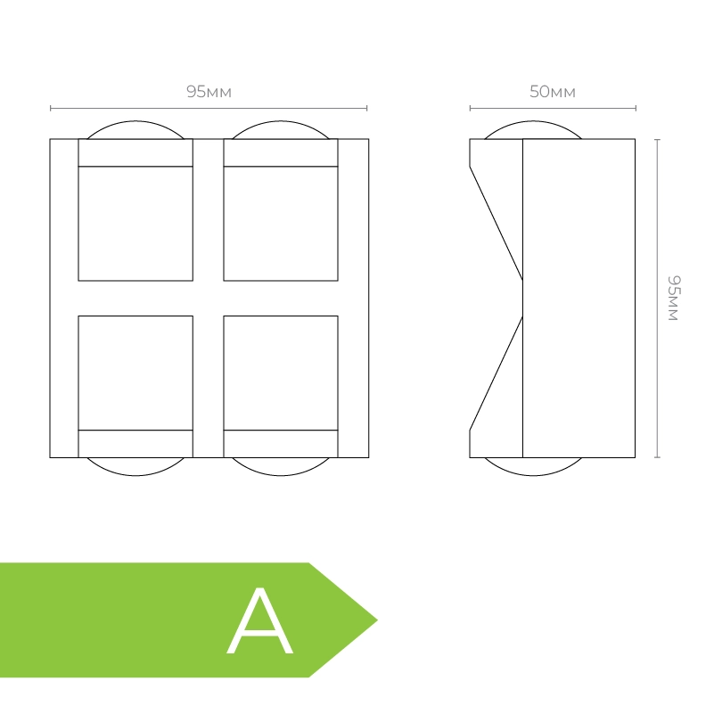 Aplică neagră AP-23