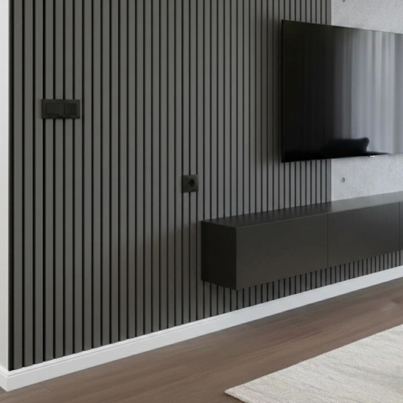 Panou MDF acustic 60x275cm Antracit