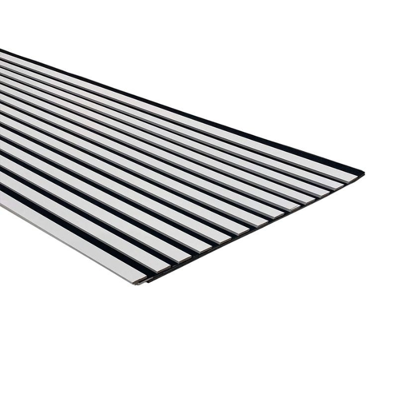 Panou MDF acustic 60x275cm alb + CADOU: Lipici de montare