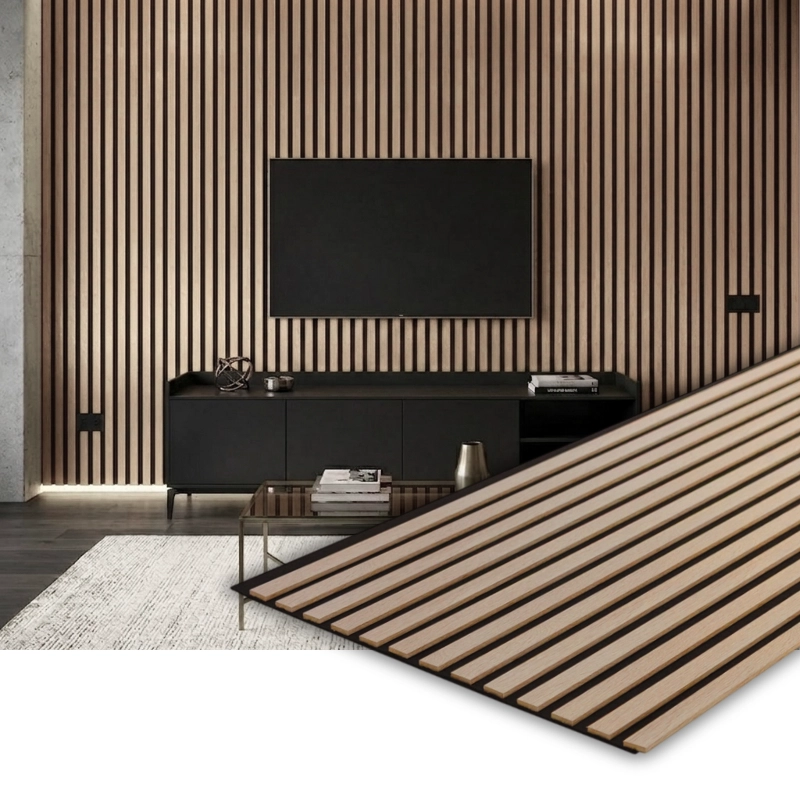Panou MDF acustic 60x275cm Sonomo + CADOU: Lipici de montare