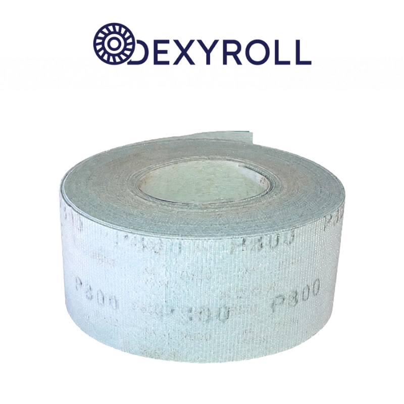 Șmirghel velcro din oxid de aluminiu alb - 70mm x 25m - P400