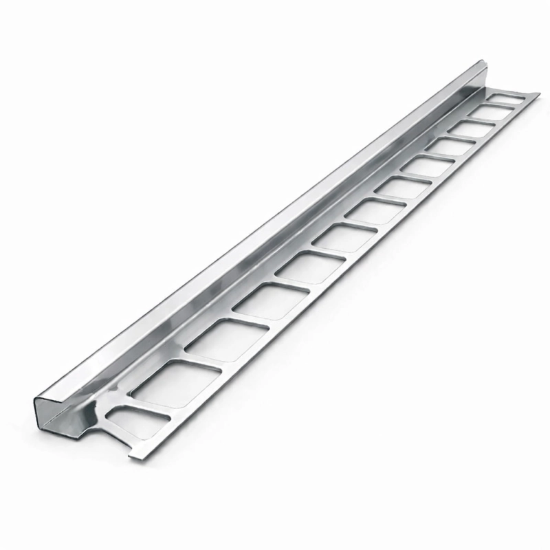 Colț exterior din aluminiu - Argintiu lucios