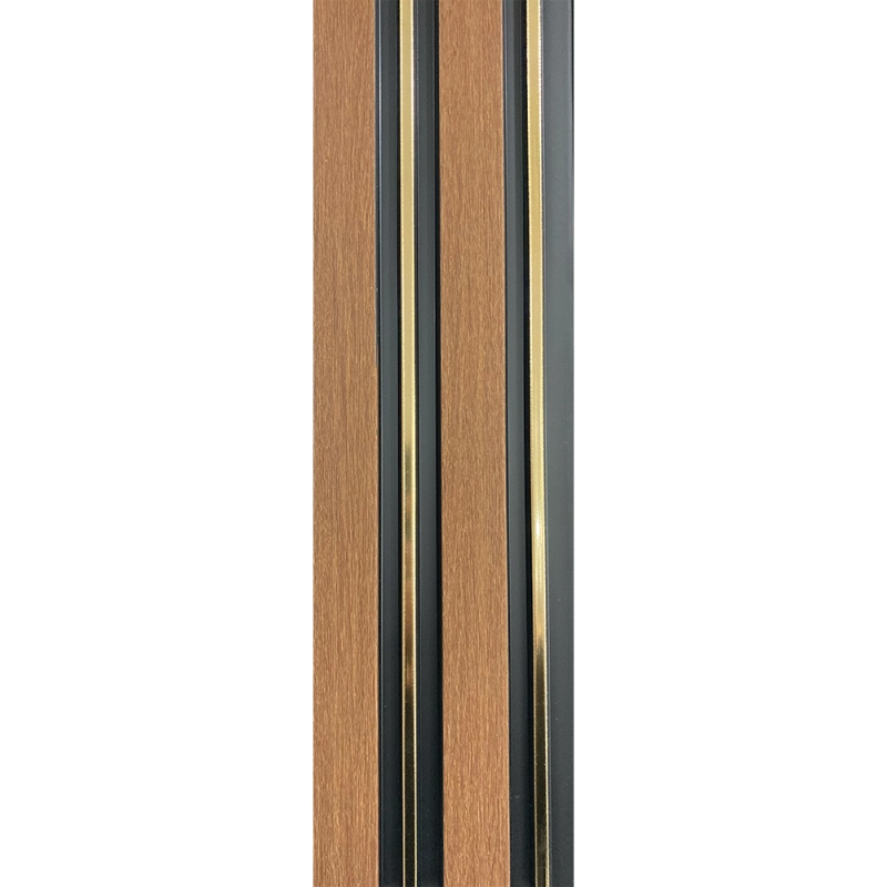 Panoul liniar decorativ din PVC Dubai aur