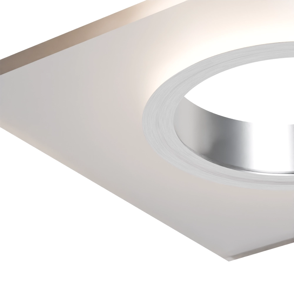 Lună pătrată din sticlă de aluminiu - 4000K