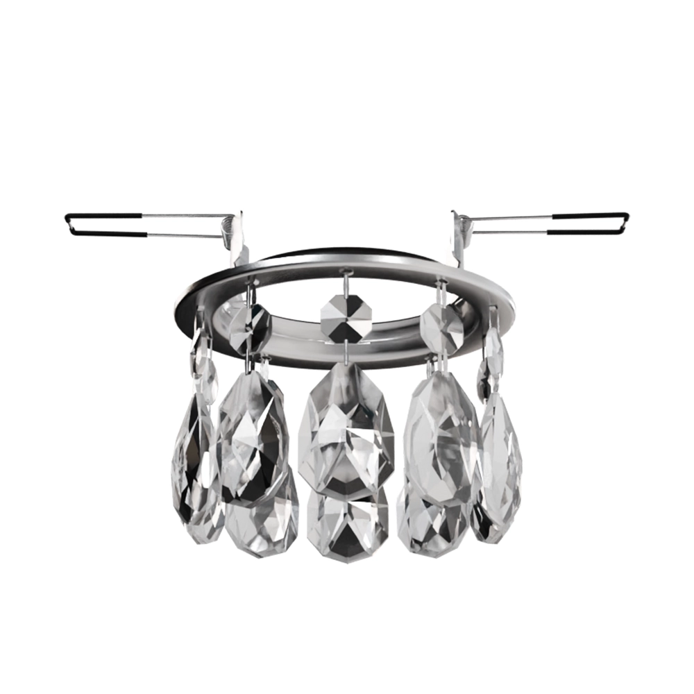 Lună de sticlă cromată