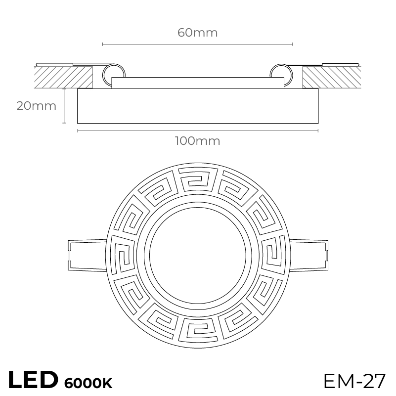 Lună de cristal aur