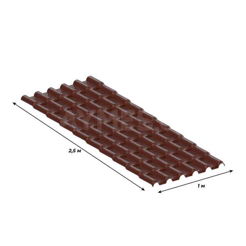 Placi din PVC - maro