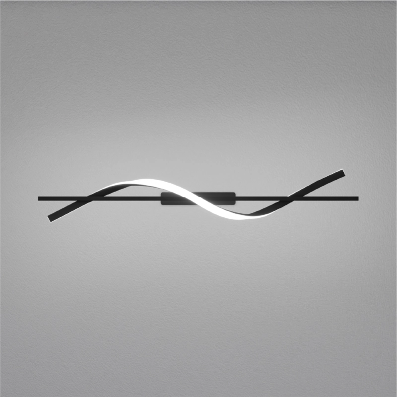Candelabru suspendat 100cm Aluminiu + Acrilic