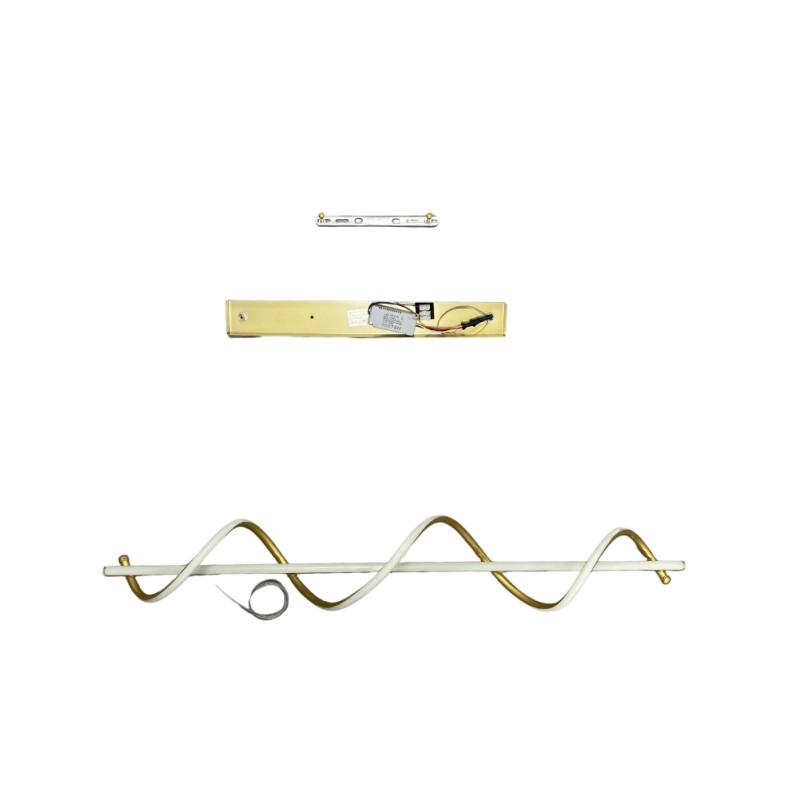 LED candelabru suspendat 100cm aur