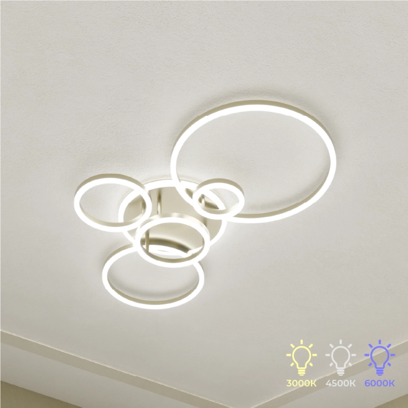 Dimmer LED pentru montare la suprafață - 6 inele 125x70cm