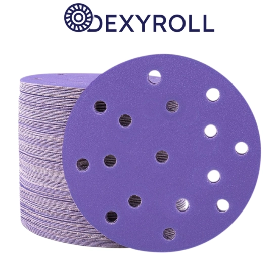 Disc ceramic Velcro, 15 găuri P500 - ø150mm